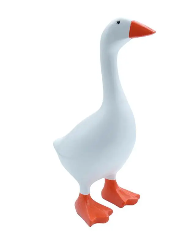 Alt view image 5 of 7 - Desktop Goose Statue 7 inch Cute Resin Figurine for Office Desk Decor, Funny Home & Tabletop Decoration, Unique Housewarming Gifts for Women, Idea