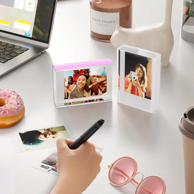 Alt view image 2 of 7 - Mini Polaroid Frame 2x3, Instax Picture Frames for Fujifilm Instax Mini 12/41/99 Camera Film, Tabletop Polaroid Frame for Photos, Small Picture Display Holder for Instant Photo