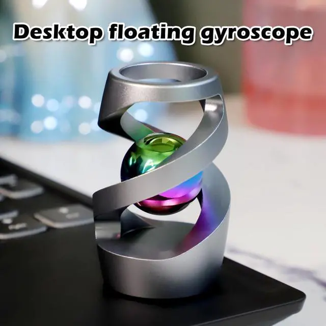 Alt view image 5 of 6 - Kinetic Spinning Desk Toy, ADHD Fidget Desktop Ornament Gray