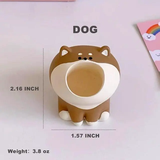 Alt view image 4 of 7 - Diamond Art Tool Desktop Trash Can Ornament Cute Tool, Diamond Painting Accessories, Diamond Art Kit for Adults, Creative Mini Garbage Can, Small Storage | Ideal for Diamond Work (Dog)