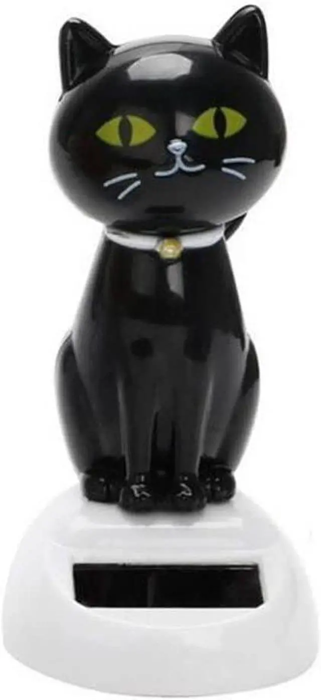 Main image of Solar Cat Toy Doll Dancing Cat Figure Car Ornament,Dancing Toys Ornaments Solar Powered Car Dashboard Interior Decoration Desktop Decor Gift Window Party Car Desk Home