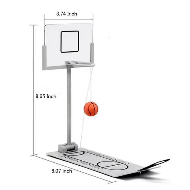 Alt view image 3 of 4 - Creative Funny Desktop Miniature Basketball Game Toy - Christmas Day Gift Fun Sports Novelty Toy or Gag Gift Idea
