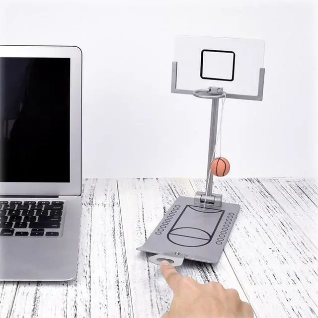 Alt view image 2 of 4 - Creative Funny Desktop Miniature Basketball Game Toy - Christmas Day Gift Fun Sports Novelty Toy or Gag Gift Idea