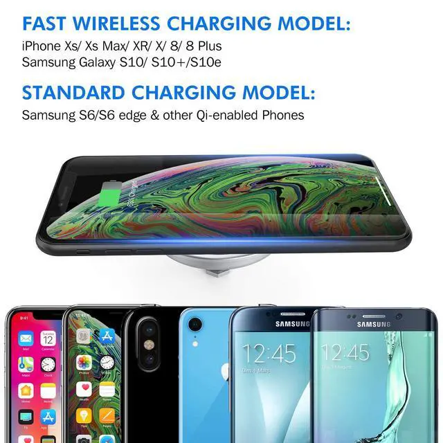 Alt view image 2 of 6 - Recessed Desk Wireless Charger,15W Fast Flush Mount Qi Charging Pad,Hidden Desk Grommet Charger,Desktop Charging Station for Home/Office,Compatible with iPhone 17/16/15/Samsung/All Qi-Enabled Devices
