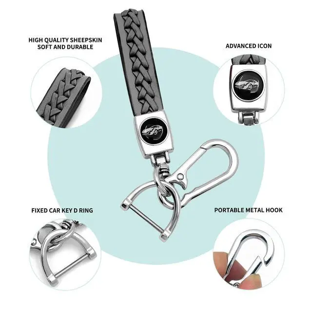 Alt view image 6 of 7 - Suitable For BMW key fob cover. Advanced soft TPU key box is compatible with X1 X3 X4 X5 X6 1 2 4 5 6 7 M3 M5 M6 GT3 GT5 G30 F10 F15 F16 F20 key (Type A Silver Key Case + key chain set)