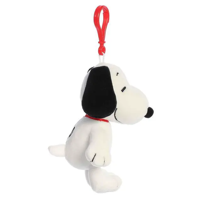 Alt view image 3 of 5 - Adorable Peanuts® Snoopy Clip-On Stuffed Animal - Officially Licensed Toys for All Snoopy Fans - Nostalgic Gift for Adults and Birthday Celebrations - White 4.5 Inches