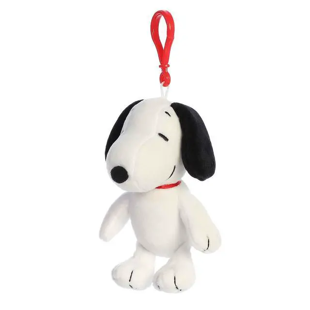 Alt view image 5 of 5 - Adorable Peanuts® Snoopy Clip-On Stuffed Animal - Officially Licensed Toys for All Snoopy Fans - Nostalgic Gift for Adults and Birthday Celebrations - White 4.5 Inches