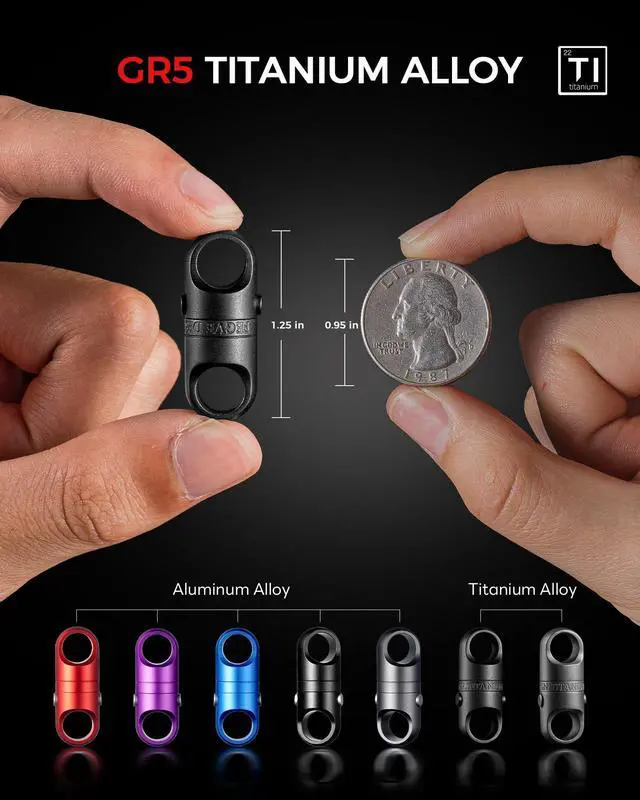 Alt view image 2 of 6 - Magnetic Quick Release Keychain, Heavy Duty Anti-Drop Detachable Magnet Connector with 2 Key Rings for Keys & EDC Tools