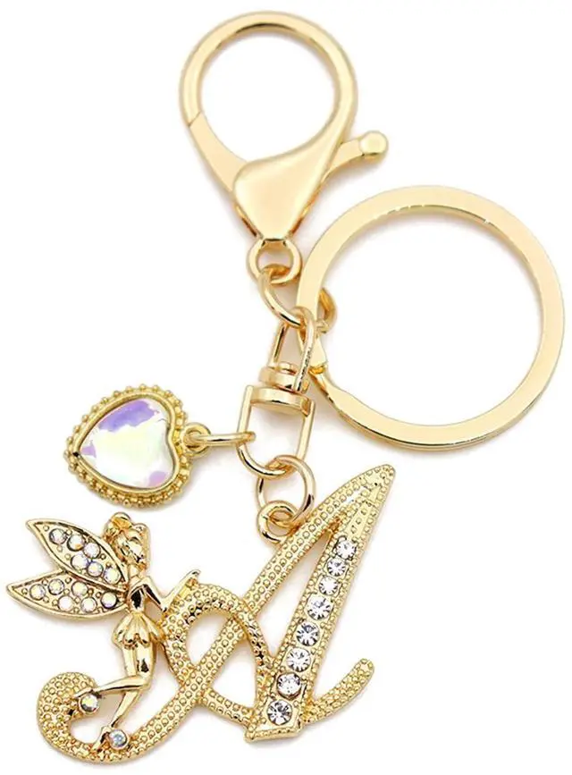 Main image of Letter Keychain Gift For Women Handbag Charms Backpack Accessories for Self Sister Besties Mom Nana