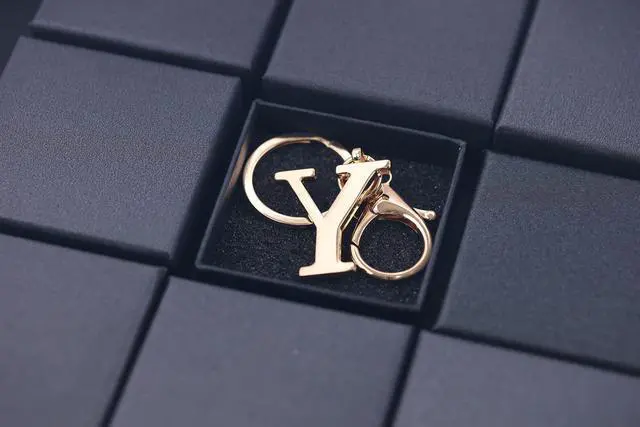 Alt view image 5 of 5 - Gold Keychain Letter Y Keychains for Women Men Bag Charms Purse Charms For Handbags Metal Alphabet Initial Letter Key Ring Keychain