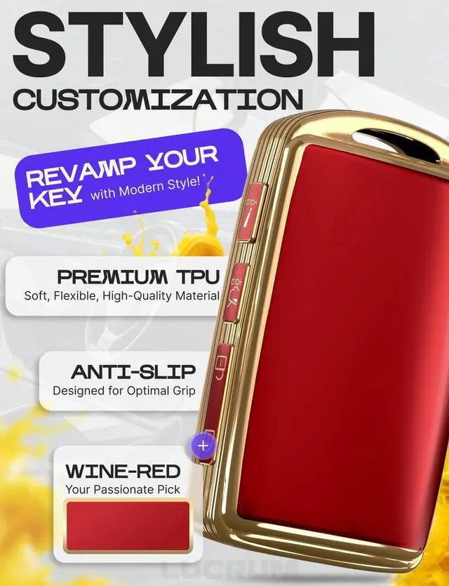 Alt view image 3 of 7 - Compatible with Mazda CX5 Key Fob Cover & Keychain