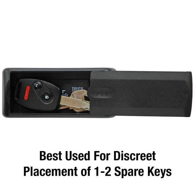 Alt view image 3 of 6 - Magnetic Key Holder, 3 Pack, Black
