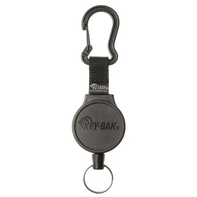 Alt view image 3 of 5 - Retractable Carabiner Keychain with 36" Retractable Cord, 6 oz. Retraction