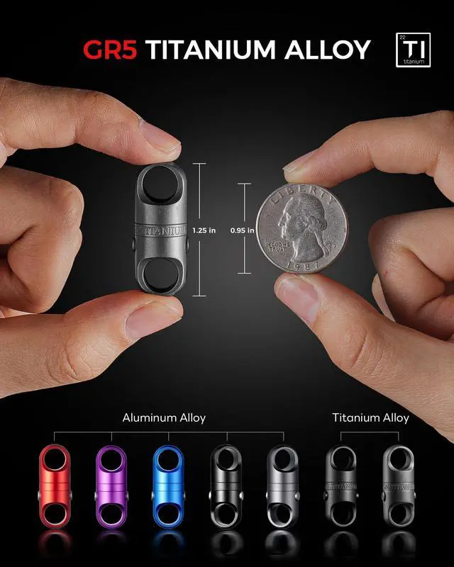 Alt view image 2 of 6 - Magnetic Quick Release Keychain, Heavy Duty Anti-Drop Detachable Magnet Connector with 2 Key Rings for Keys & EDC Tools