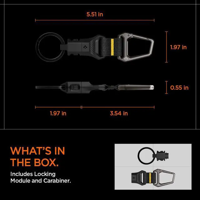 Alt view image 7 of 7 - Life Magnetic Keychain Key Holder Quick Release Magnetic System and Secure Lock System, Detachable Magnetic Keychain Carabiner Key Ring Clip, Car Keychain Clip for Men Women