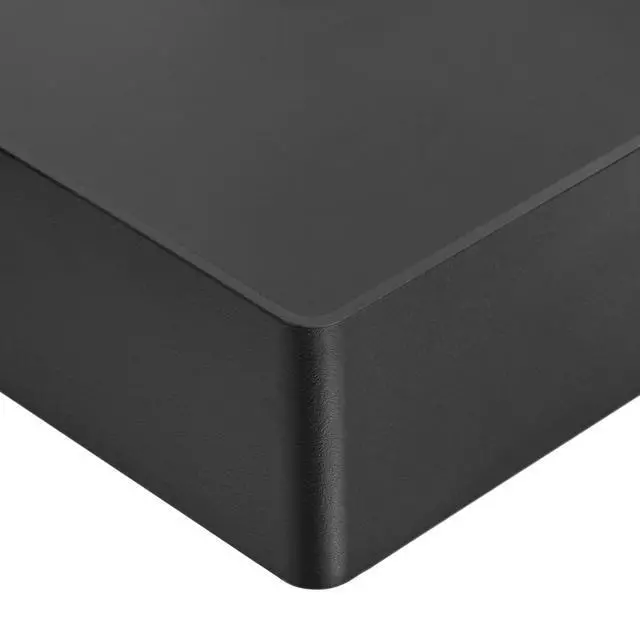 Alt view image 3 of 4 - Rectangular Plastic Desk Organizer, letter size Tray, 2-Pack, 9.7 x 2.2 x 13 inches, Black