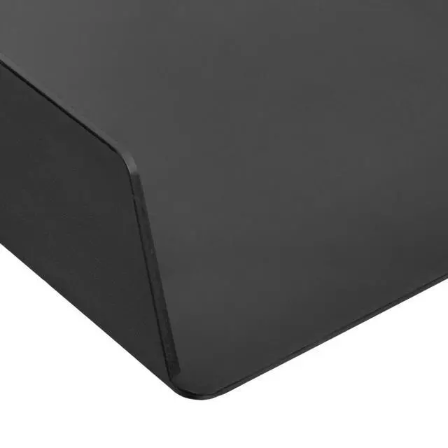 Alt view image 4 of 4 - Rectangular Plastic Desk Organizer, letter size Tray, 2-Pack, 9.7 x 2.2 x 13 inches, Black