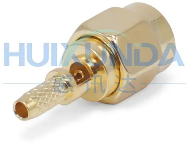 Alt view image 2 of 6 - SMA-C-J-1.5-K Open Window SMA Male Open Window Crimp RG316/50-1.5 Cable Connector