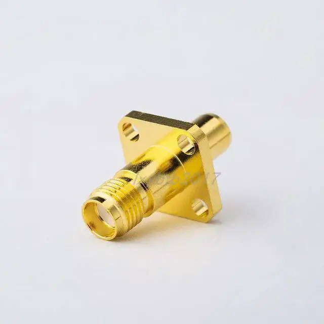 Alt view image 2 of 6 - BMA/SMA-JFK RF adapter BMA male to SMA female four-hole flange SMA-K to BMA-J adapter