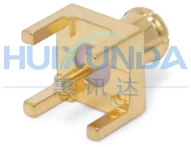 Alt view image 2 of 4 - MCX-JE MCX-JHD MCX male head seat welding PCB board positive four-foot socket, printed board socket
