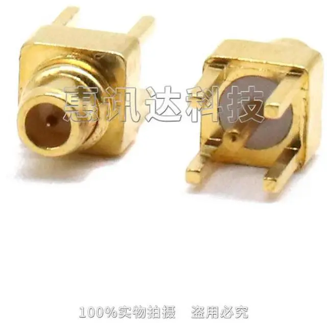 Alt view image 2 of 3 - MMCX-JE MMCX-JHD soldered PCB panel socket MMCX in-line male seat, mini MCX antenna seat