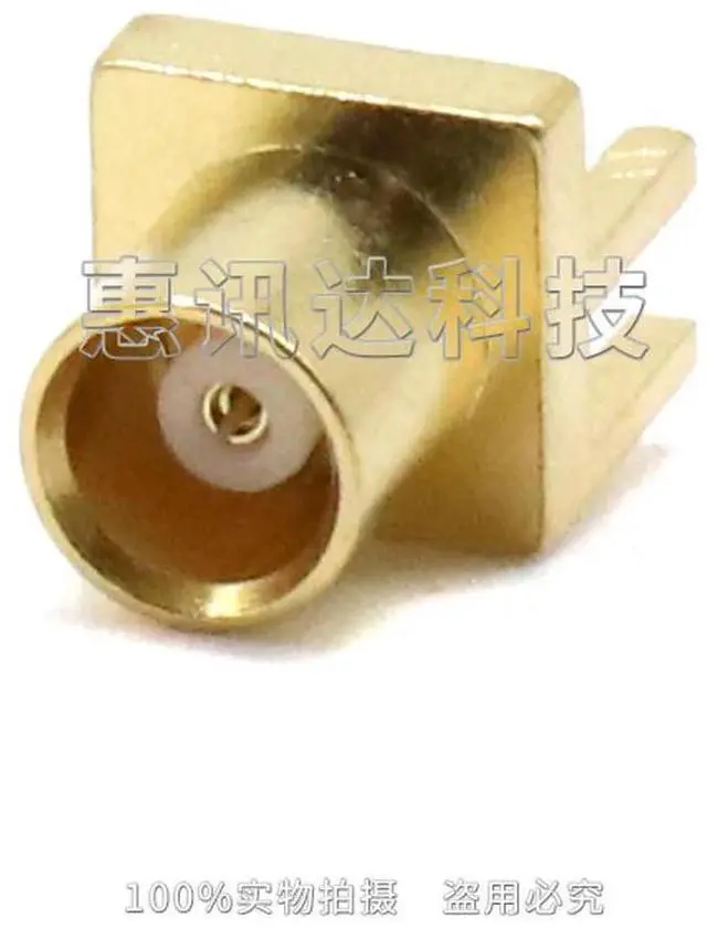 Alt view image 3 of 3 - MCX-KEF off-angle MCX female head seat soldered PCB board, off-angle side plug, printed board socket