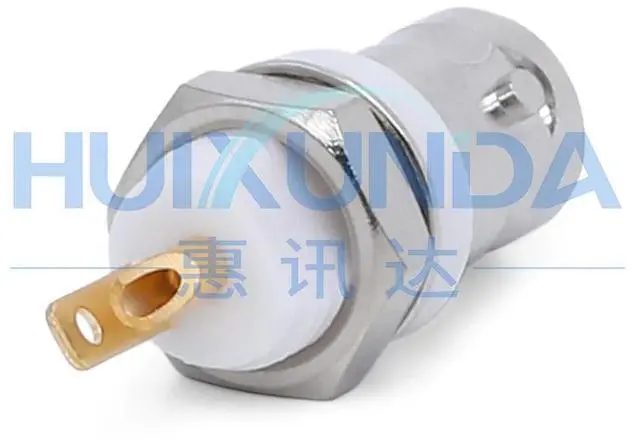 Alt view image 2 of 3 - BNC-KY insulating female seat Q9-50KY insulating seat BNC/Q9 female seat white glue insulating baffle with nut gasket
