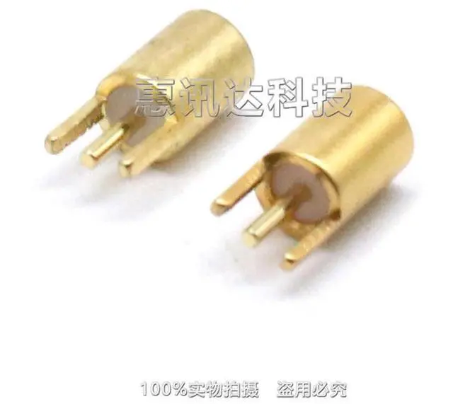 Alt view image 2 of 3 - MMCX-KEF cylindrical MMCX female patch, side plug, side patch soldered PCB board, RF connector