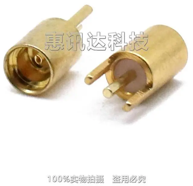 Alt view image 3 of 3 - MMCX-KEF cylindrical MMCX female patch, side plug, side patch soldered PCB board, RF connector
