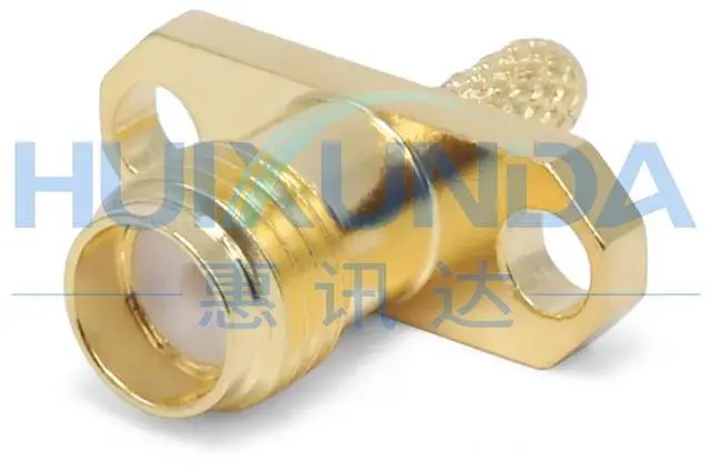 Alt view image 3 of 3 - SMA-C-KF-1.5 SMA female two-hole diamond flange crimp 50-1.5/RG316 wire SMA connector