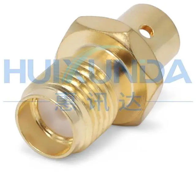 Alt view image 3 of 3 - RPSMA-KB3 SMA female reverse pole external thread needle welding RG402/670-141 semi-flexible semi-steel wire connector