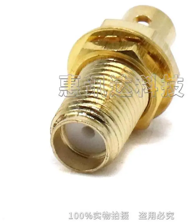 Alt view image 3 of 3 - SMA-KYB3 SMA female head external thread hole welding SFT/SFX-50-3 semi-steel semi-flexible 141 cable