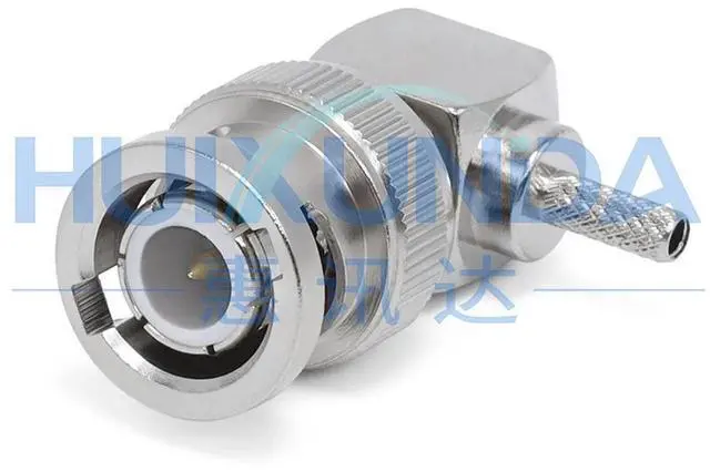 Alt view image 6 of 6 - BNC-C-JW-1.5 BNC male elbow crimp 50-1.5/RG316 wire BNC-C-JW3 connector JW1.5