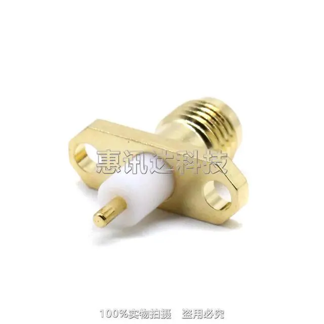 Alt view image 5 of 6 - SMA-KFD5 diamond SMA with two-hole flange fixed connector, insulator length 5MM conductor length 3MM