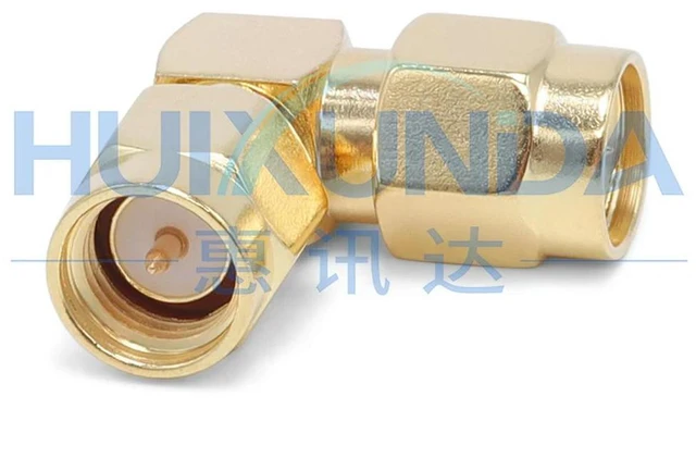 Alt view image 5 of 6 - SMA-JJW SMA male 90 degree right angle elbow, double male SMA RF connector SMA-JWJ