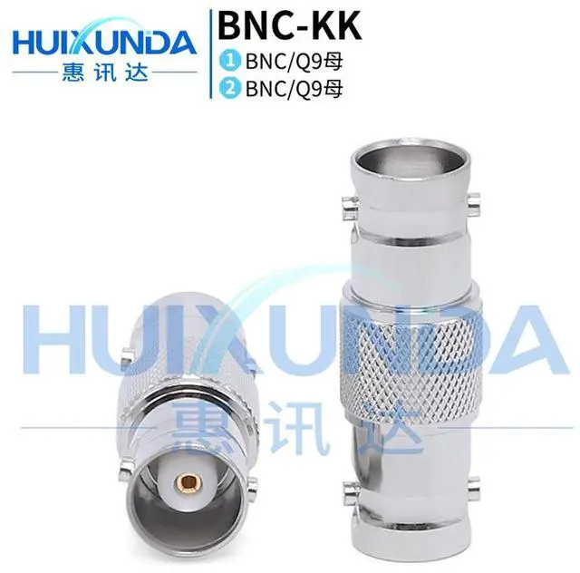 Alt view image 4 of 6 - BNC-KK BNC female to female straight-through head Q9-KK Q9 adapter BNC double female head RF connector