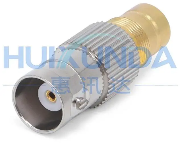 Alt view image 5 of 6 - BNC/L9-KK BNC L9 female to Q9 female Q9/L9-KK RF connector