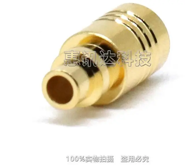 Alt view image 5 of 6 - SMB-KB2 SMB female connector connected to SFX/SFT50-2 semi-flexible semi-steel wire SMB female semi-steel connector