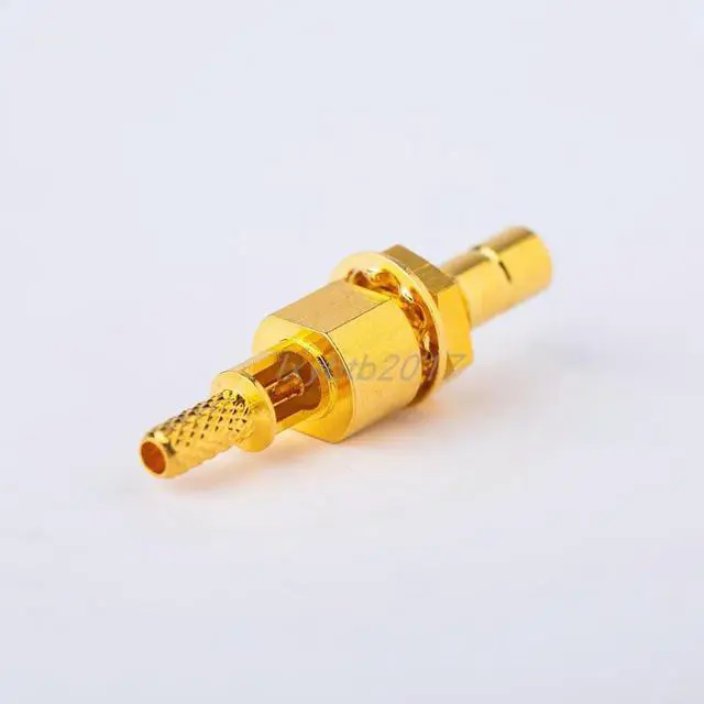 Alt view image 6 of 6 - SMB-C-JY1.5 Window Welded RF Male Crimp RG316 Crimp RG174 Nut SMB-JY3