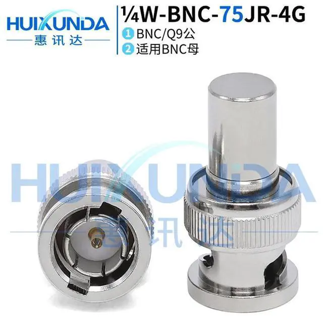Main image of BNC-75JR quarter watt load BNC75 Euro Q9 plug load BNC dummy load