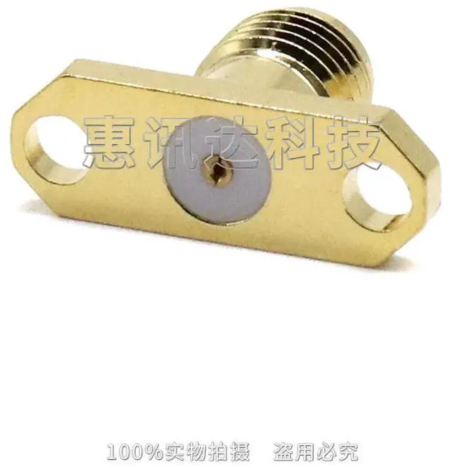 Alt view image 5 of 6 - SMA-KF two-hole with 0.91 glass beads SMA female seat with two-hole flange fixed SMA-KFD patch connector