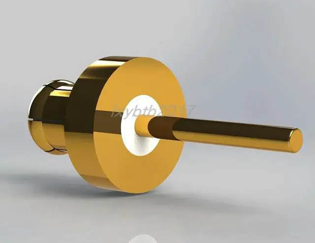 Alt view image 5 of 6 - MCX-JHD14 RF Connector Extended MCX-JE Single Pin PCB Solder Board Round Straight Male 50 Ohm
