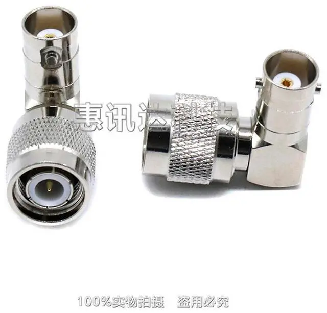 Alt view image 5 of 6 - BNC/TNC-KJW BNC female to TNC male 90 degree right angle elbow TNC/BNC-JKW connector