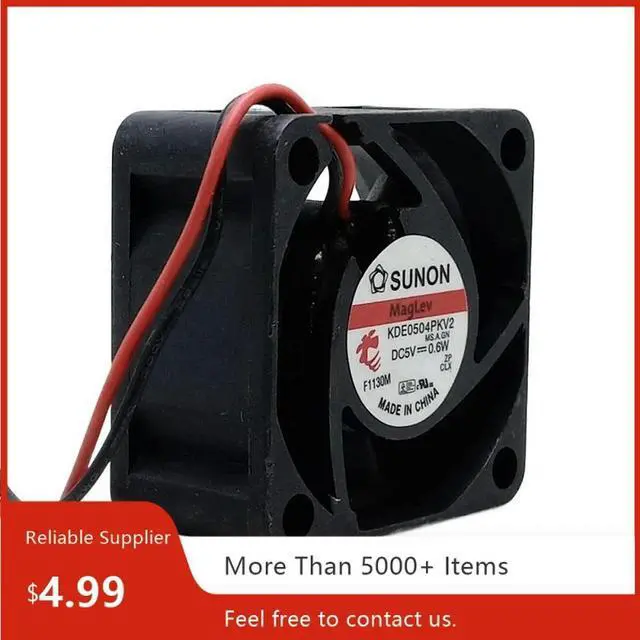 Alt view image 2 of 3 - for KDE0504PKV2 40mm Fan 5V 0.6W 7200RPM 4020 MagLev Bearing Silent Cooling Fan for Server Switch North Bridge 40x40x20mm