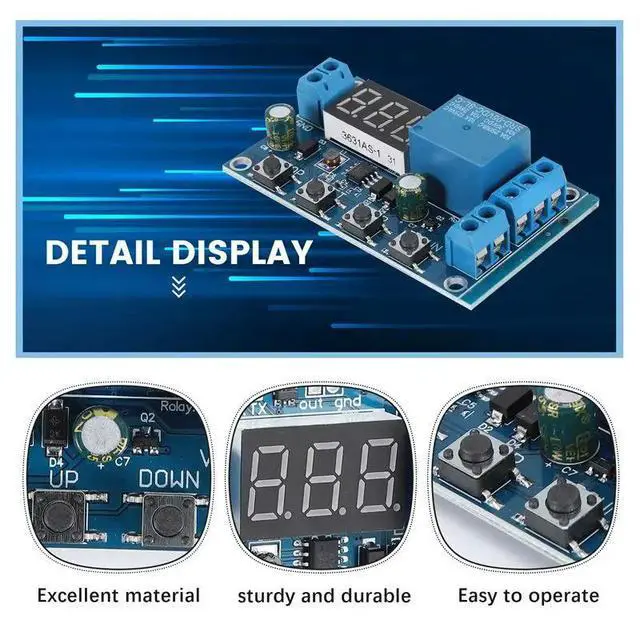 Alt view image 2 of 3 - DC 6-40V Charger Control Switch Undervoltage Overvoltage Protection Board Auto Cut Off Disconnect Controller