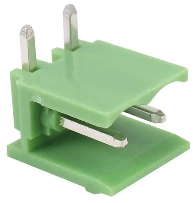 Main image of 20 Pcs 5.08Mm Pitch 2Pin Plug-In Screw Pcb Terminal Block Connector Right Angle