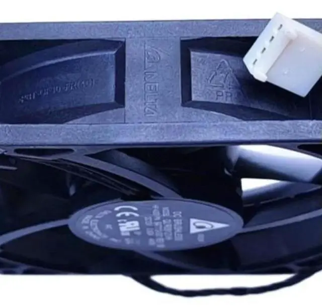 Alt view image 2 of 3 - Delta 9025 9225 9CM Fan 4-wire Speed Control QUR0912VH DC 12V 0.60A High Air Volume Cooling
