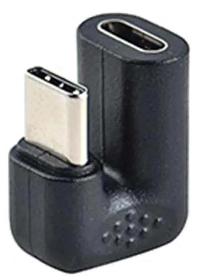 Alt view image 3 of 3 - 2Pcs 180 Degree Right Angle USB 3.1 Type C Male To Female USB-C Converter Adapter For Phone