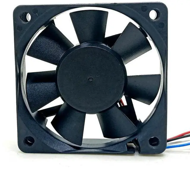 Alt view image 3 of 3 - 1pcs For 12V 0.59W silent fan 6015 60mm 60*60*15mm EC60151B3-Q00U-Q99 4-pin pwm axial fan