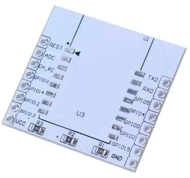 Alt view image 2 of 3 - ESP8266 serial module adapter plate Applies to ESP-07, ESP-08, ESP-12E